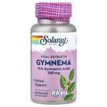 Solaray, Vital Extracts, джимнема, 385 мг, 60 растительных капсул