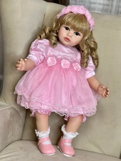 Кукла Реборн мягконабивная 60см в пакете (FA-168)