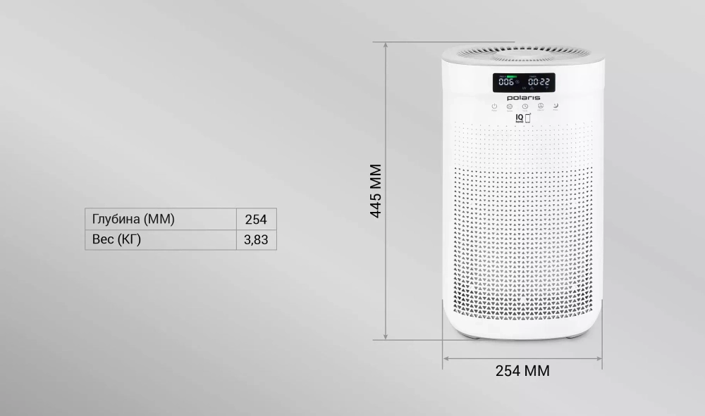 Очиститель воздуха Polaris PPA 4050 WI-FI IQ Home