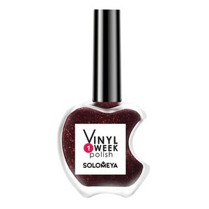 Лак недельный для ногтей SOLOMEYA ONE WEEK VINYL POLISH тон POMEGRANATE 23