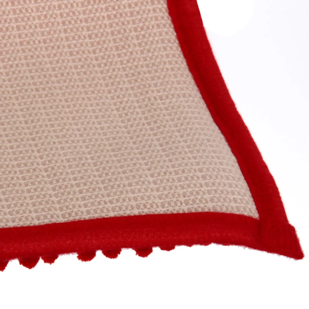 Коврик для ванной 40*60"Букли» бордовый