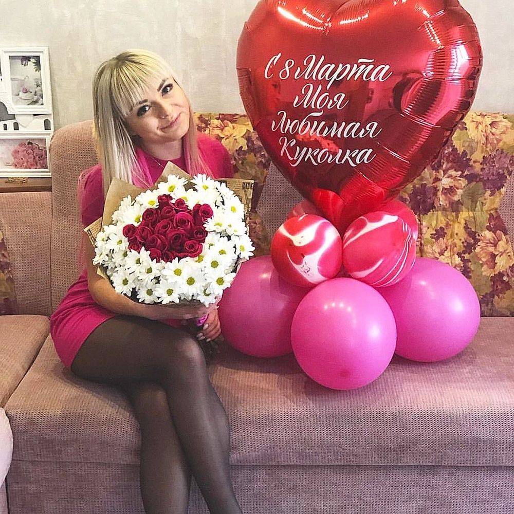 Воздушные шары на 8 марта №2837