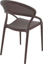 Кресло пластиковое Siesta Contract Sunset, коричневый