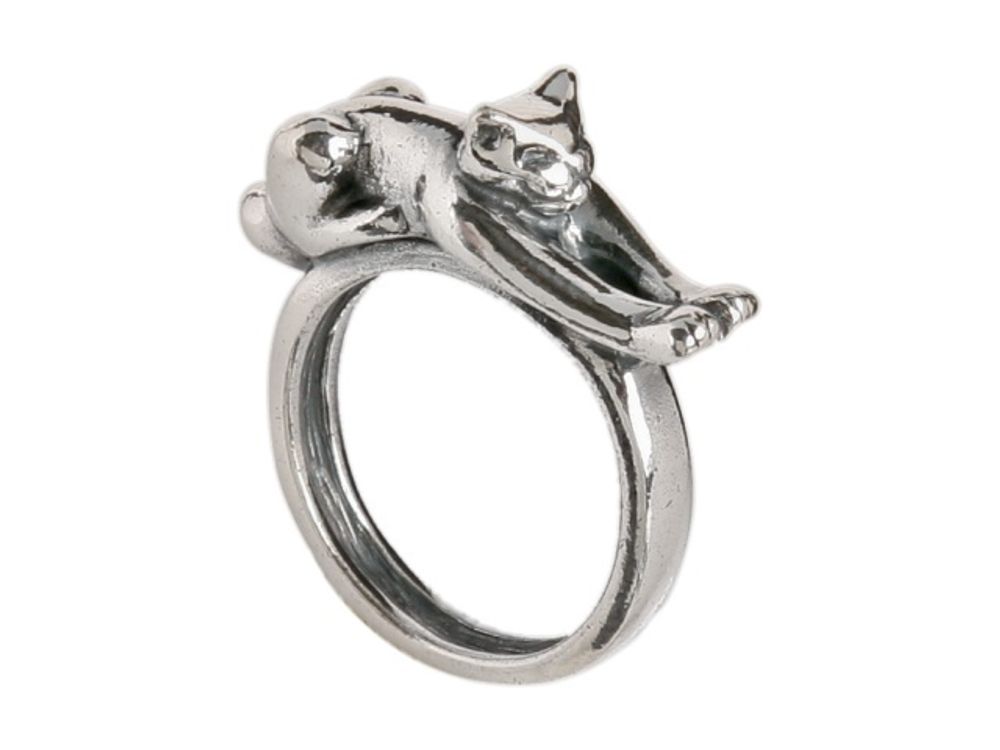 &quot;Чешир&quot; кольцо в серебряном покрытии из коллекции &quot;Винтаж&quot; от Jenavi