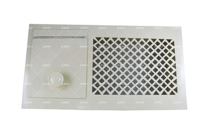 Вентиляционная решетка с дверью Ромб