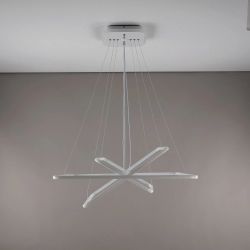 Citilux Неон Смарт CL731AK110E Умная подвесная люстра Белая