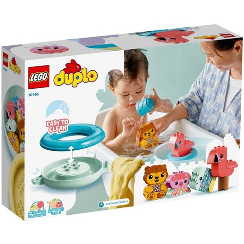 Конструктор LEGO DUPLO Creative Play 10966 Приключения в ванной: плавучий остров для зверей