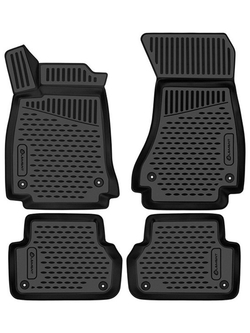 Коврики в салон для AUDI A4, 2016-, седан ELEMENT3D0422210K