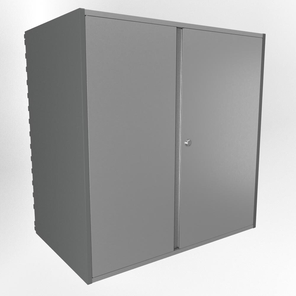Навесной средний шкаф системы IF 800мм на 800мм серый