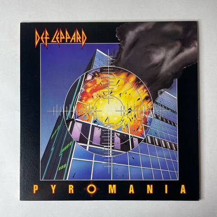 Винтажная виниловая пластинка LP Def Leppard Pyromania (Япония 1983) (Без Оби)