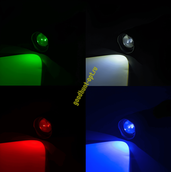 Тактический ручной фонарик EastShark 4-х цветный