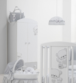 Шкаф Italbaby Jolie белый/шоколад