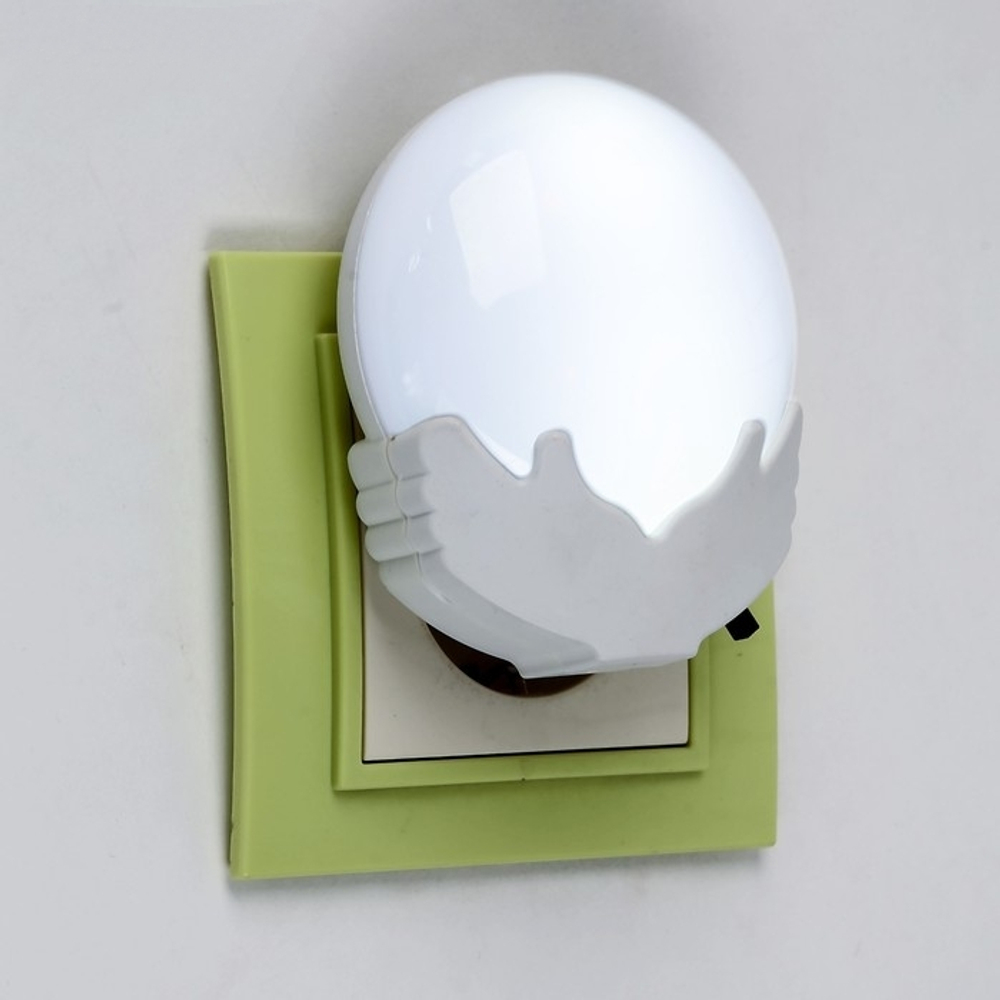 4336250 Ночник "Мир" 1Вт белый 7х4х8 см.