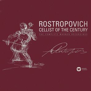 Mstislav Rostropovich / Cellist Of The Century - The Complete Warner Recordings (40CD+3DVD)