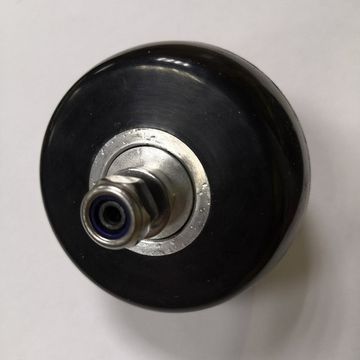 Колесо для лыжероллеров 70х40 мм "2" заднее в сборе, резина