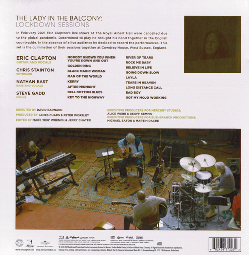 Eric Clapton / The Lady In The Balcony: Lockdown Sessions (Deluxe Edition)(CD+DVD+Blu-Ray)