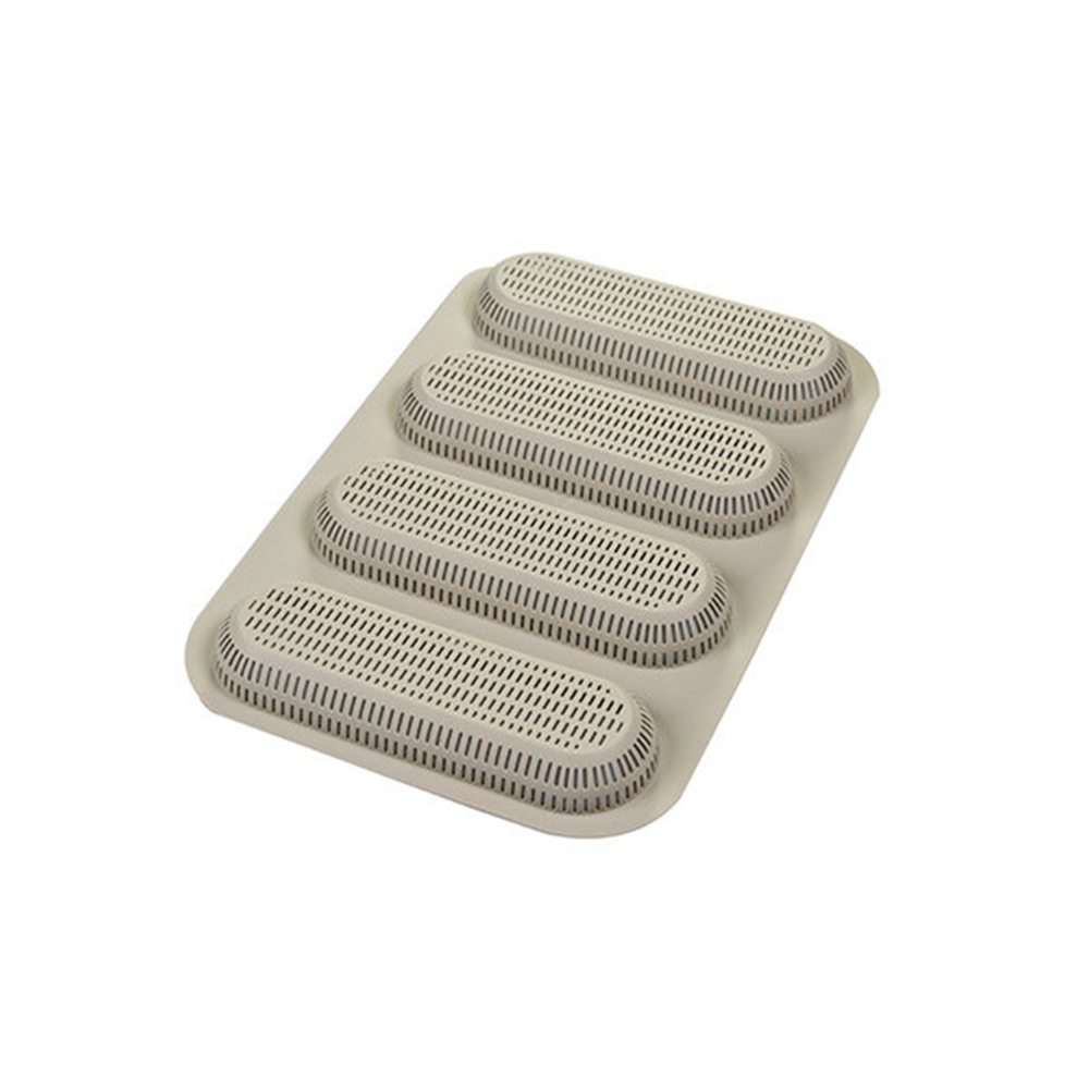 Форма силиконовая для приготовления мини-багетов mini baguette bread, 20х30 см