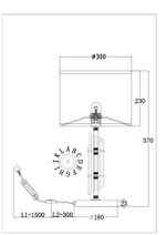 Настольный светильник Maytoni MOD088TL-01BS