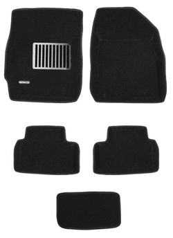 Коврики салона для MAZDA CX-7 (2006-2012) Euromat 3D Lux черные. Арт. EM3D-003409