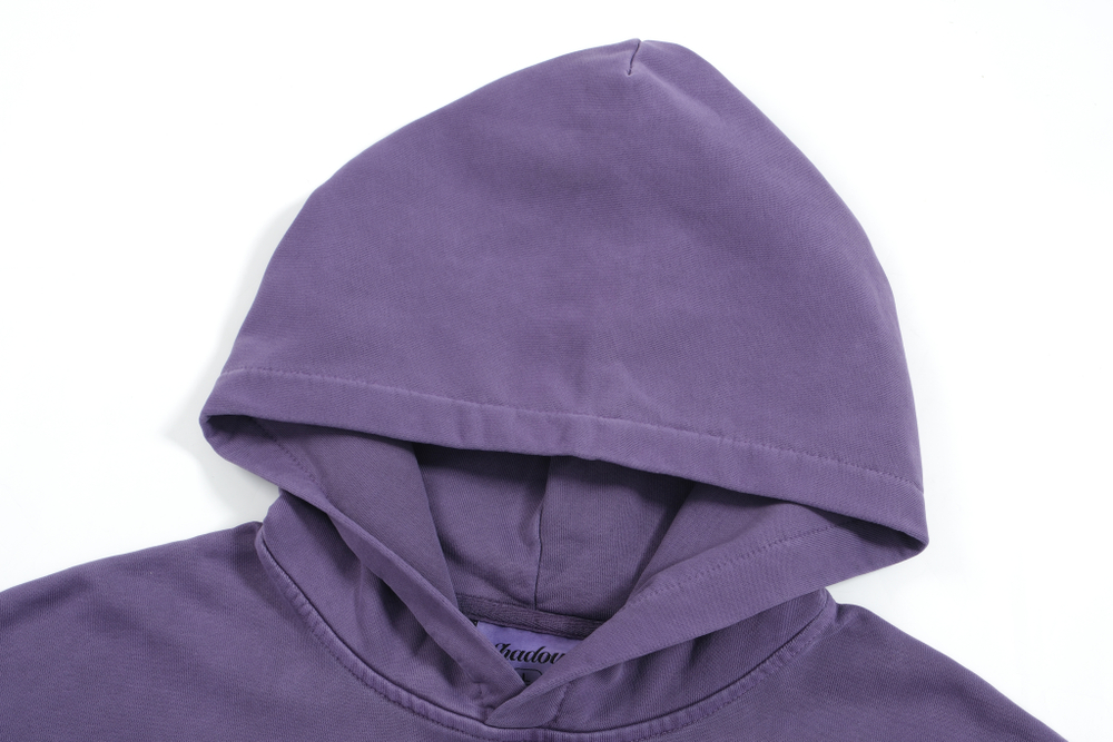 Худи Shadow GARMENT DYED EMB violet