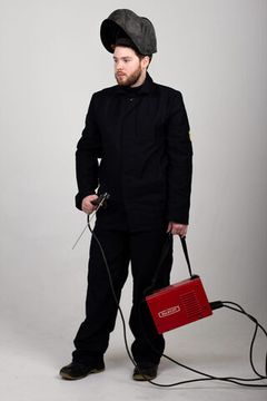 Костюм сварщика огнестойкий брюки (молескин/черный) ГОСТ