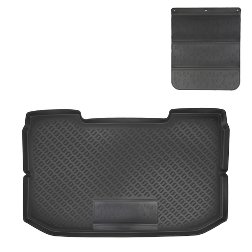 Коврик в багажник Norplast для Nissan Note I в кузове HB (2005-2013) Черный, арт.NPL-P-61-31-APP