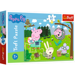 Puzzles - "30" - Forest expedition / Peppa Pig
