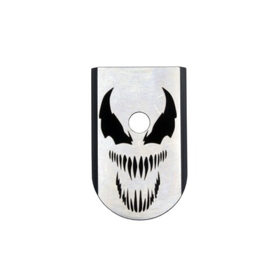 Пятка магазина GP с гравировкой Venom нержавеющая сталь