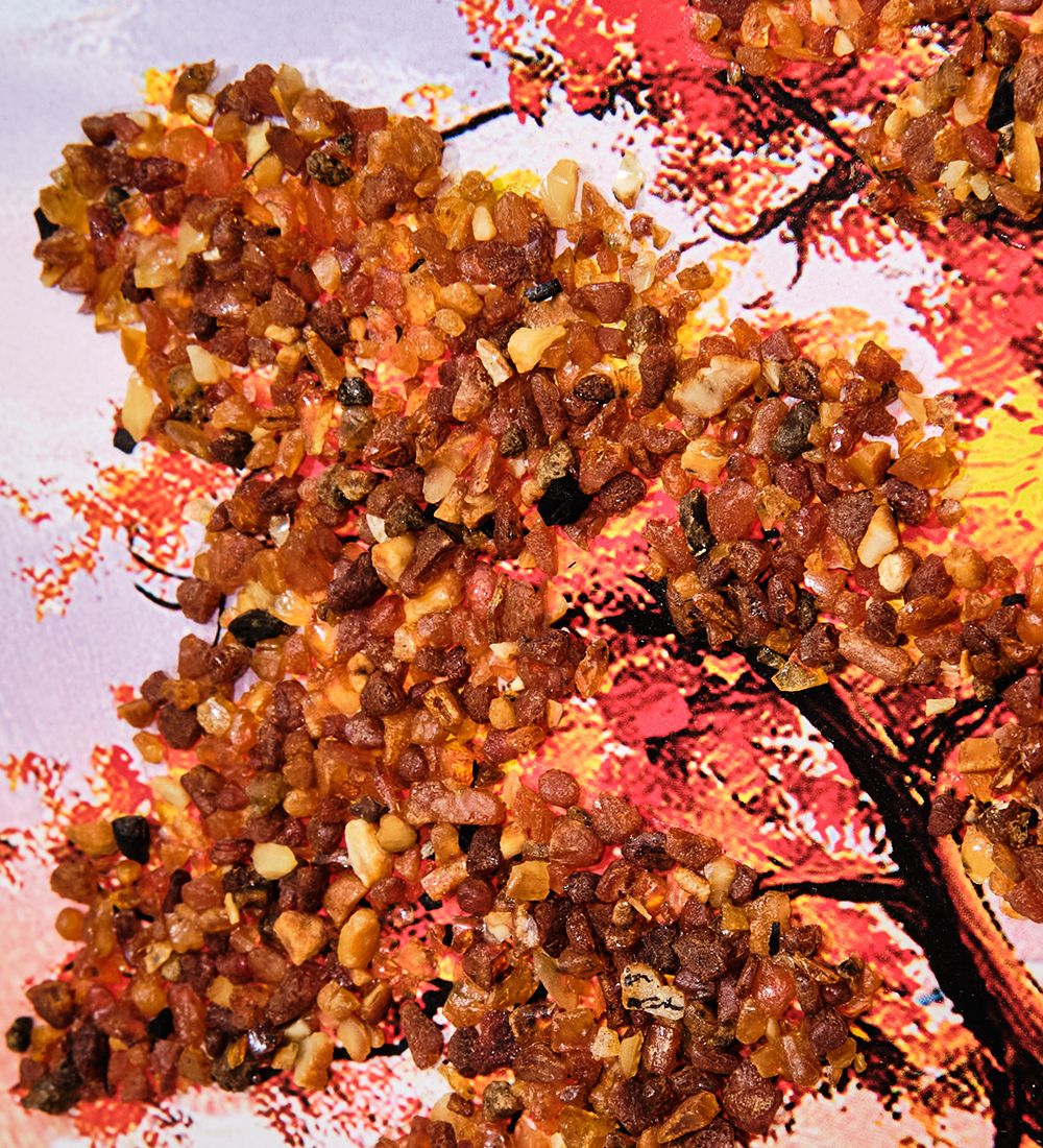 AMB-11/ 3 Картина «Красота природы» (с янтарной крошкой) 50х80см