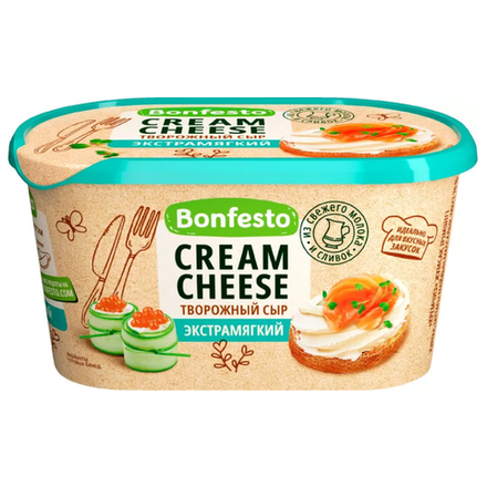 Сыр Cream Chese Bonfesto Экстрамягкий 400 гр