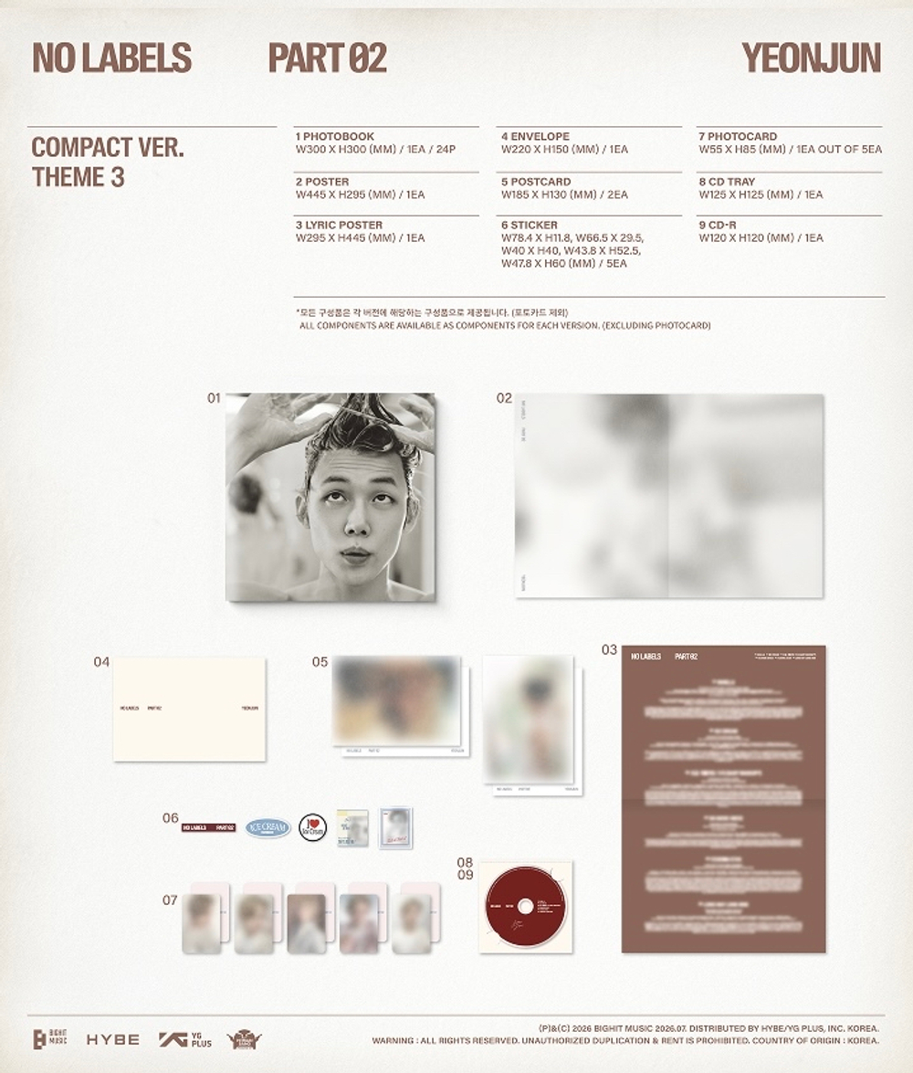 Альбом YEONJUN - NO LABELS: PART 02 (Compact Ver.)
