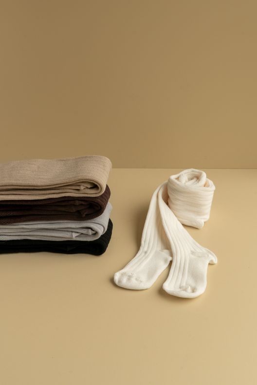 Колготки однотонные в рубчик / Skazka Lovers