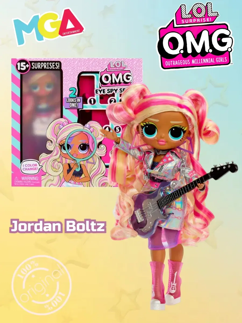 Кукла Лол Омг Jordan Boltz Omg большая оригинал