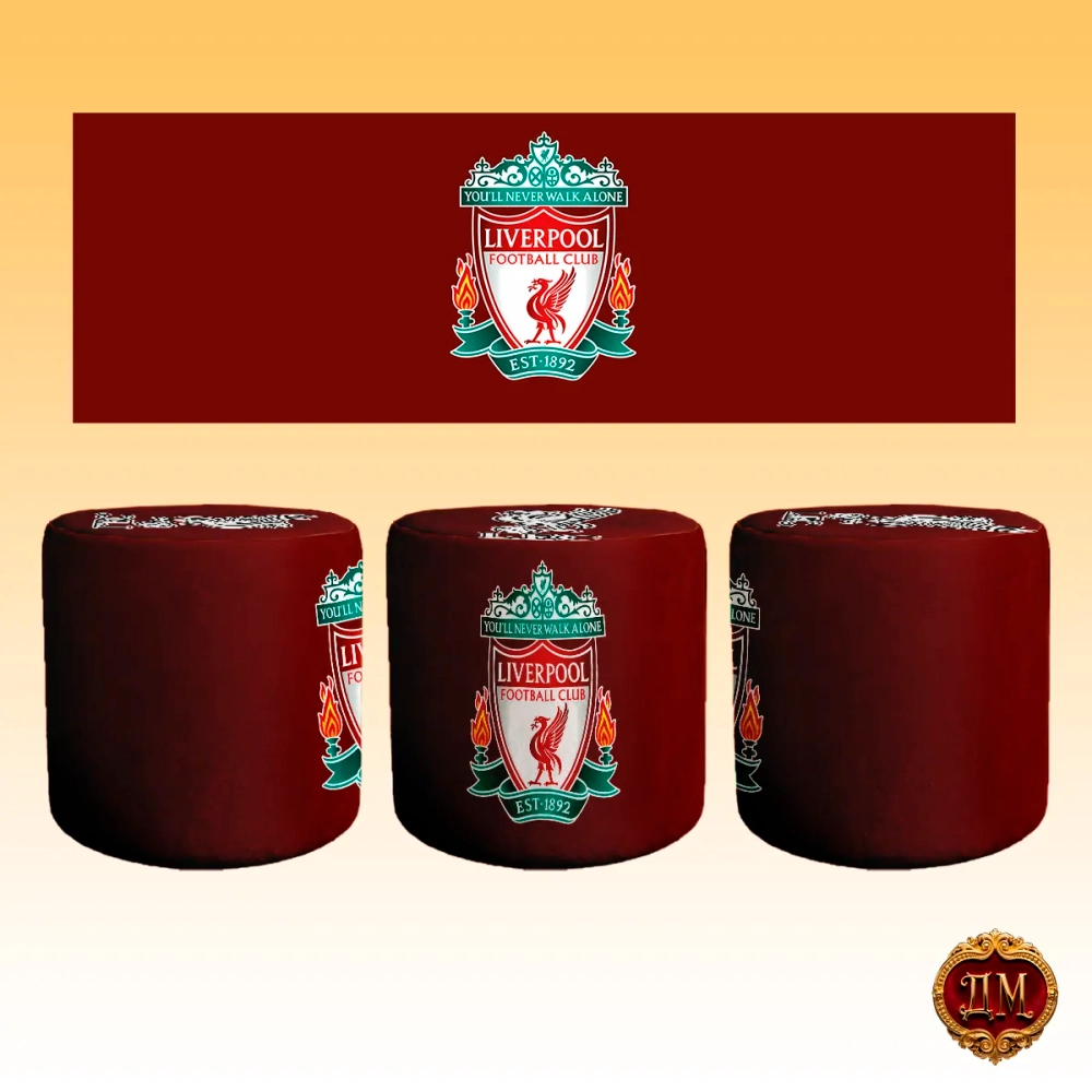 Пуфик в прихожую "Liverpool FC - ФК Ливерпуль"