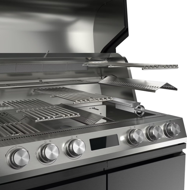 Уличный газовый гриль Miele Dreams – Fire Pro L 4P с ящиками сталь