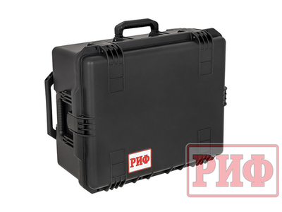 Кейс защитный ударопрочный РИФ 625x500x297 мм на колесах с телескопической ручкой IP67