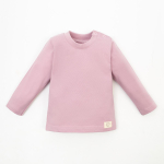 Лонгслив для девочек "Basic line" р-р 62-68 см, розовый 9235873 (Крошка Я)