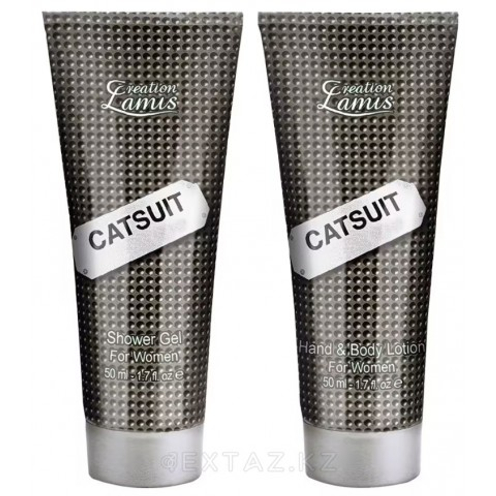 Подарочный набор из 3х предметов "Catsuit" для женщин (туалетная вода, лосьон для тела и гель для душа)