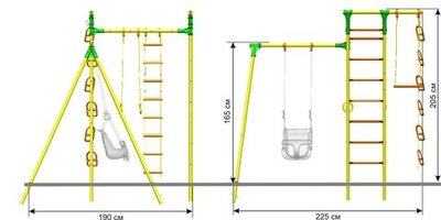 Детский спортивный комплекс LKids для малышей