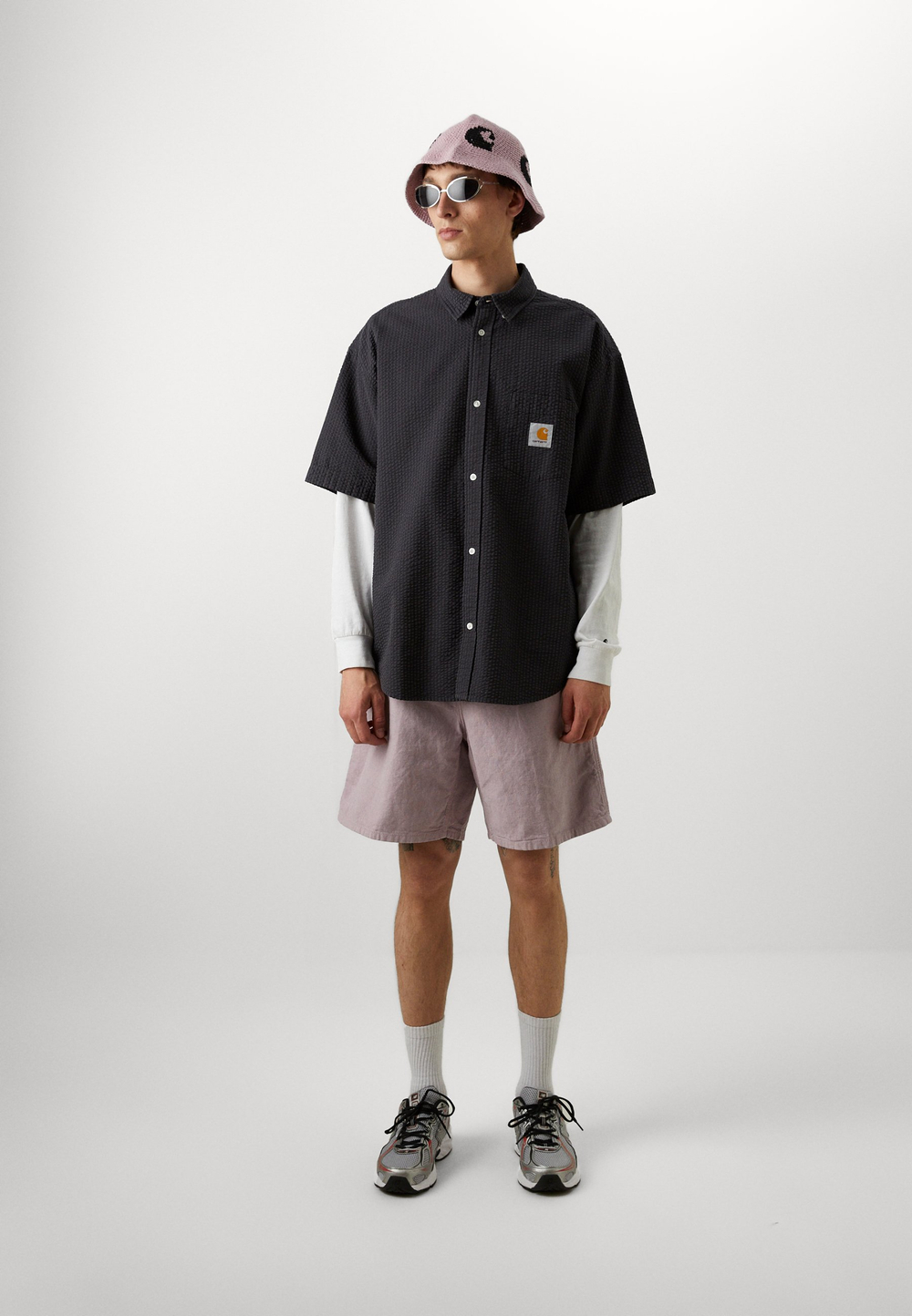 Carhartt WIP WALTER - Шорты - Розовый