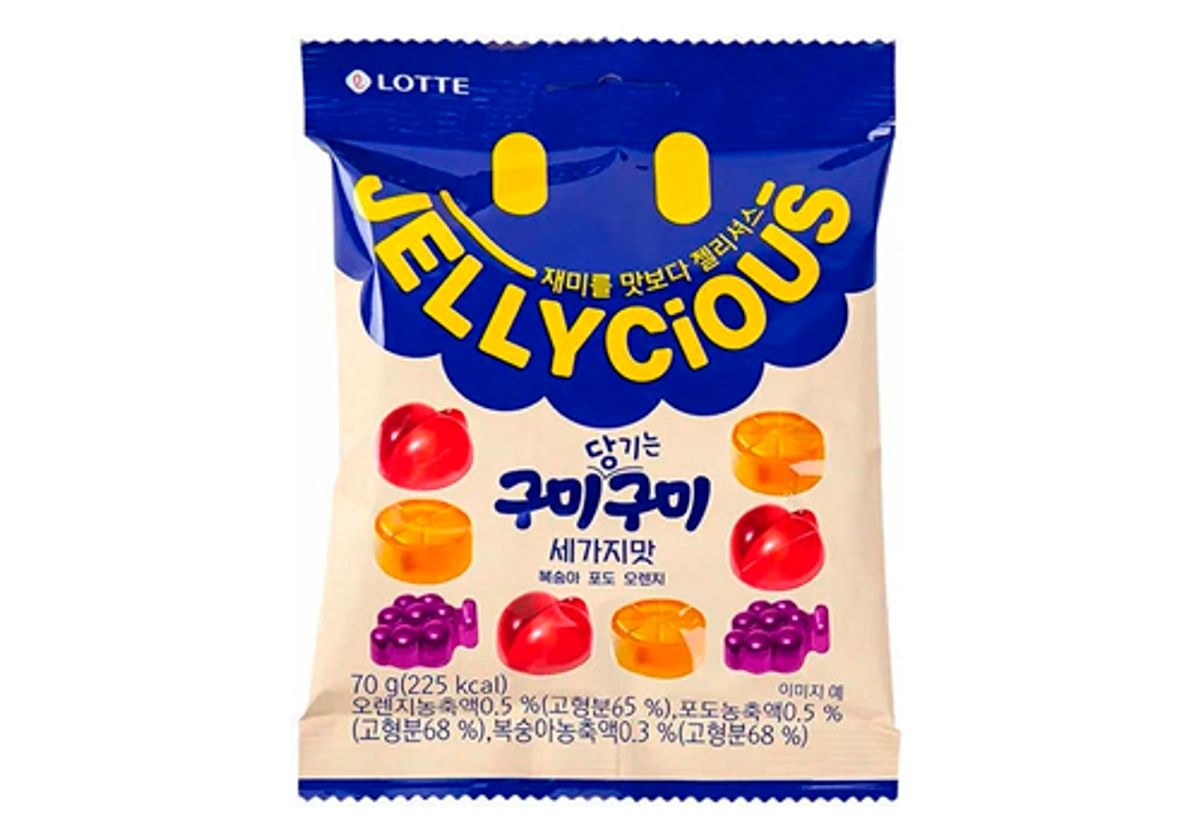 Жевательные драже Gummy Jelly ассорти, 70г