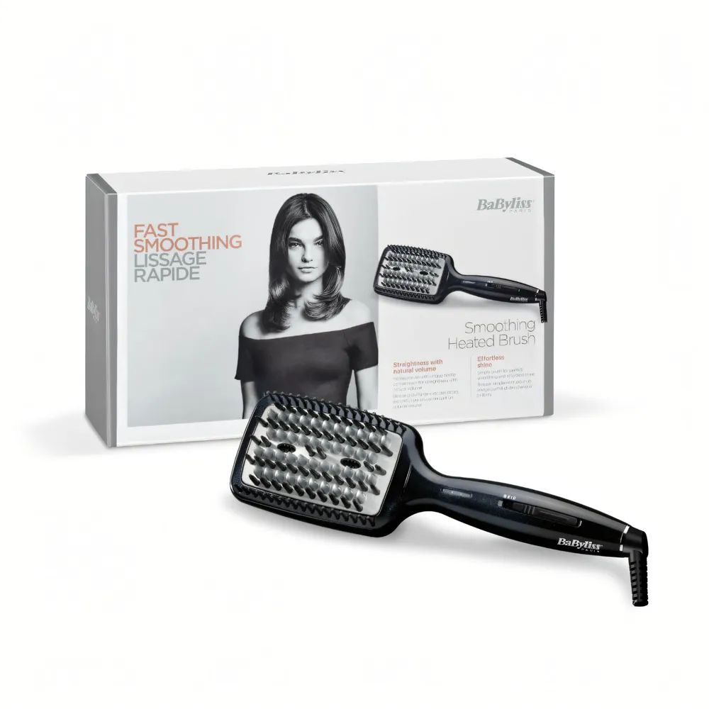 Расческа-выпрямитель BaByliss Smoothing Heated Brush HSB101E - 6