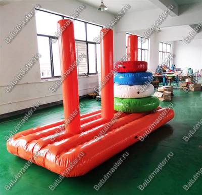 Надувная командная игра "Набрось кольцо", 3*2*2 м