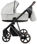 Коляска 2 в 1 Roan Sol Luxury Vintage 2.0 Pixel/Light/Nickel