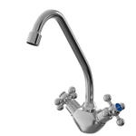 Смеситель для кухни 1/2 кер. MIXLINE ML07-032 высокий излив п/гайку (без подводки)