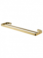 Полотенцедержатель двойной WONZON & WOGHAND LOTTE, Брашированное золото (WW-8311A-BG)