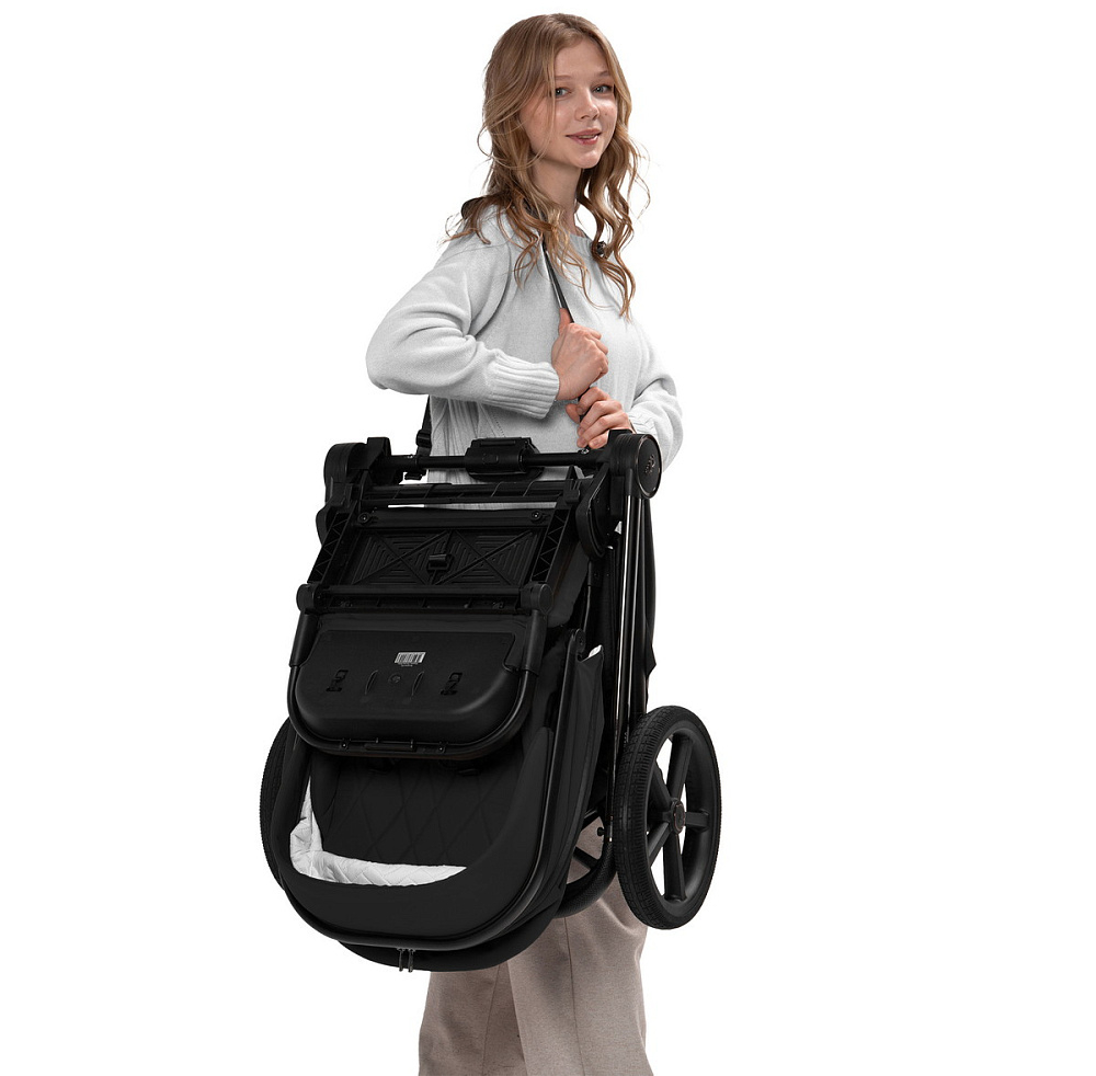Коляска 3 в 1 Sweet Baby SBL Elegante Therma + автокресло Premier Black Black