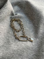 Цепь серебро LOCK