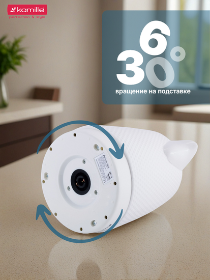 Чайник электрический керамический 1,5 л. Kamille KM 1725