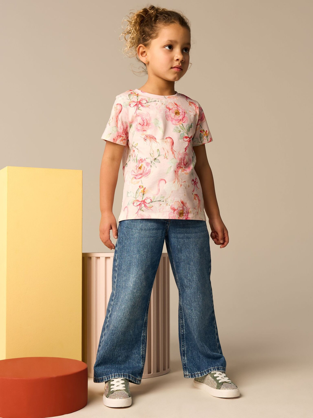 Футболка для девочки Next E44-327, Розовый